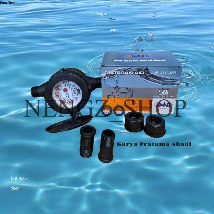 METERAN AIR PAM PLASTIK METERAN PAM AIR PLASTIK BER SNI