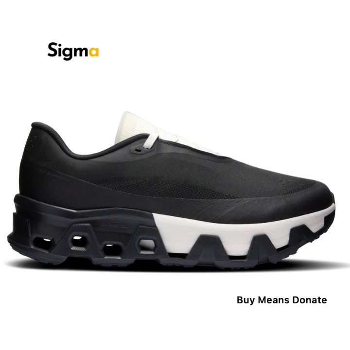 Sepatu Lari On Running Cloudmonster Hyper POST ARCHIVE FACTION Black White