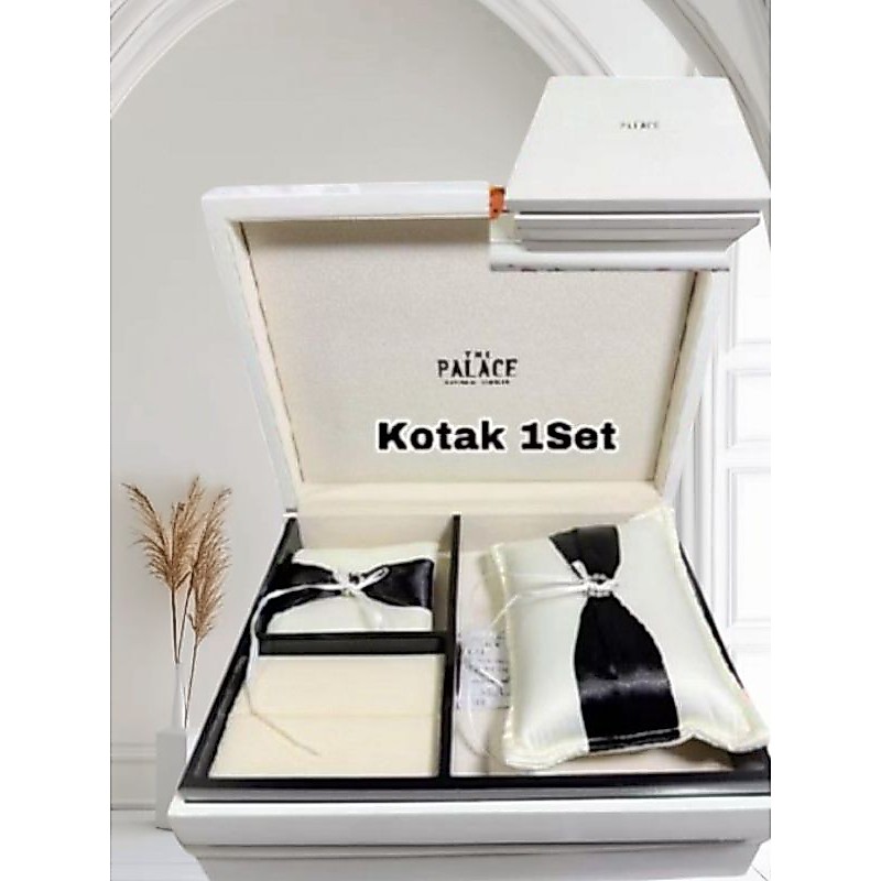BOX WEDDING RING THE PALACE SET JEWELLERY NEW ORIGINAL THE PALACE JEWELLERY