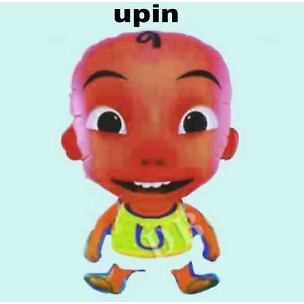 BALON FOIL KARAKTER JUMBO UPIN - IPIN - POKEMON - SPONGEBOB - BOBOIBOY / BALON FOIL JUMBO KARAKTER U