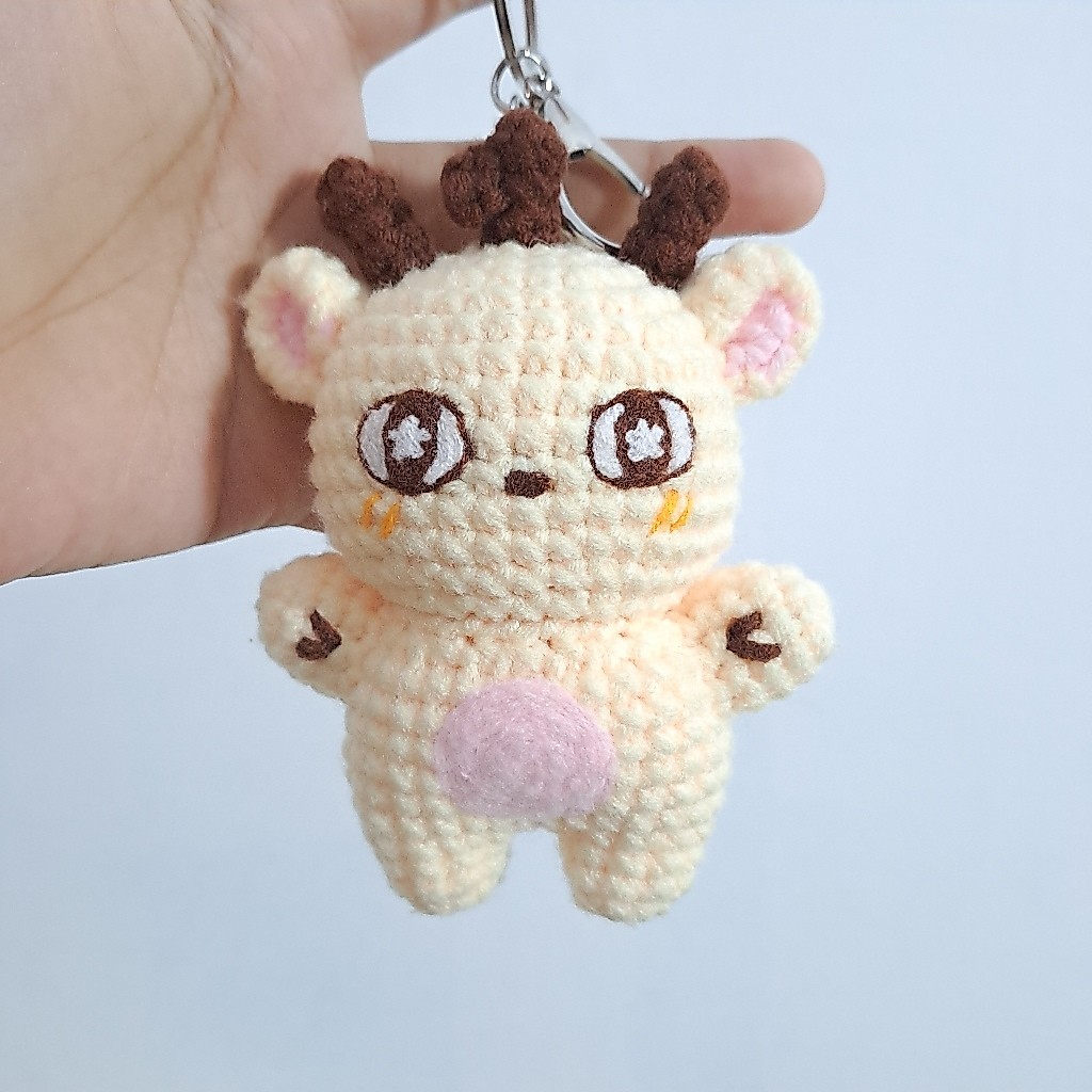 BACA DESKRIPSI || CO PACKING Gantungan kunci Sosimi Park Jihoon rajut crochet