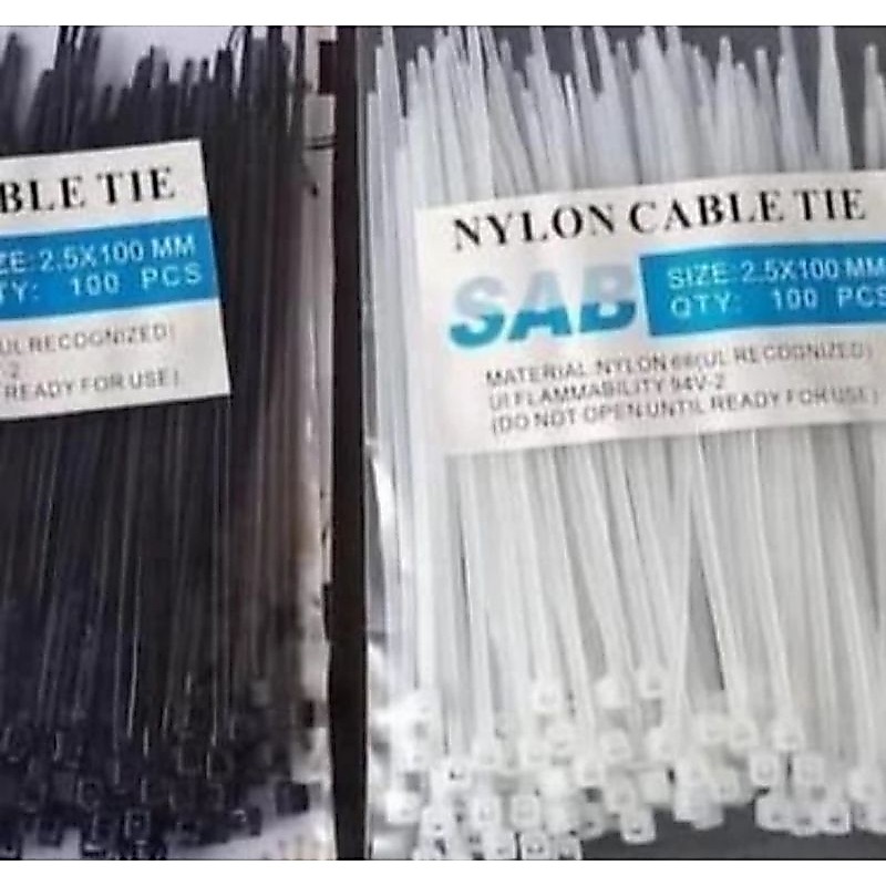 Cable Ties Kabel 10CM Tali Pengikat Serbaguna Travel Organizer Atk Set