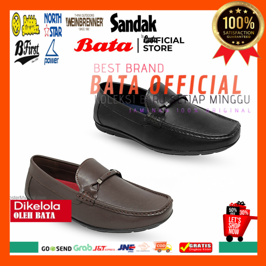 BATA - ANSON "Ortholite" Sepatu Moccasin Pria
