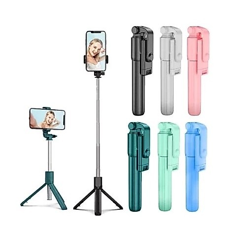 Tongsis Tripod Lampu R1S Tongsis tripod LED tongsis remot bluetooth - tongsis R1S