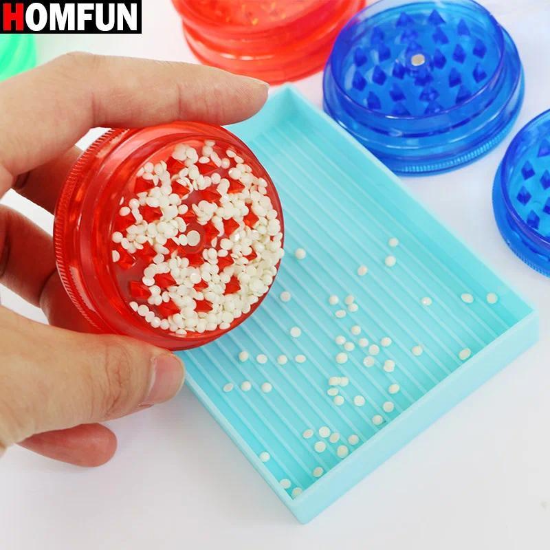 HOMFUN amond Painting Tools Beads Drill vider Separator Container Resin Rhinestone 5D Y Embroidery S