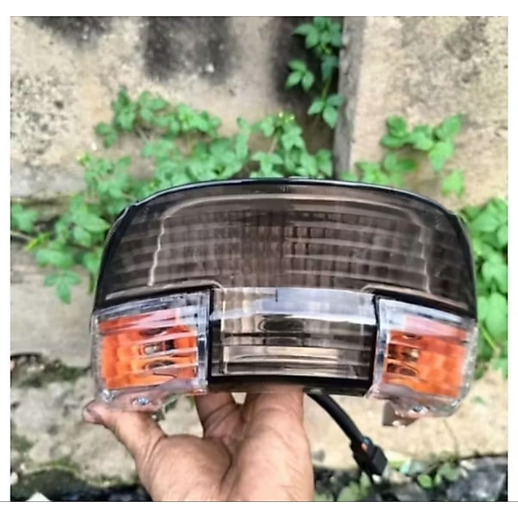 Lampu Stop Vega R Lama Fizr F1ZR Custom Hitam Oranye