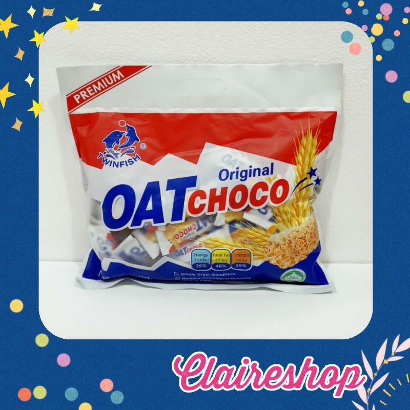 Oat Choco Original Snack Gandum Malaysia 38 Pcs