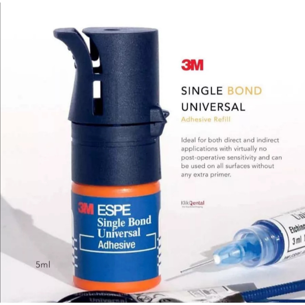 Dental 3M ESPE Expired 2027 3M Lem Perekat Univer 5ml 3M Bonding Komposit Nano Materia Light curing 