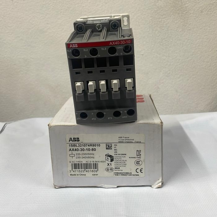 kontaktor ABB AX40-30-10-80 coil 220vac