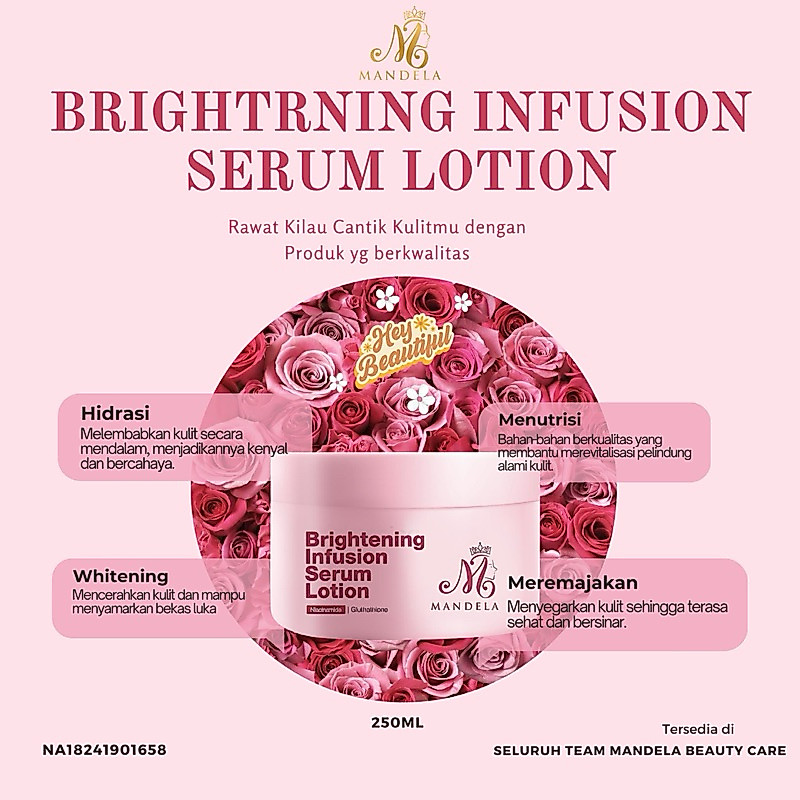 Brightening Infusion Serum Lotion Mandela beauty care Body Lotion Mbc