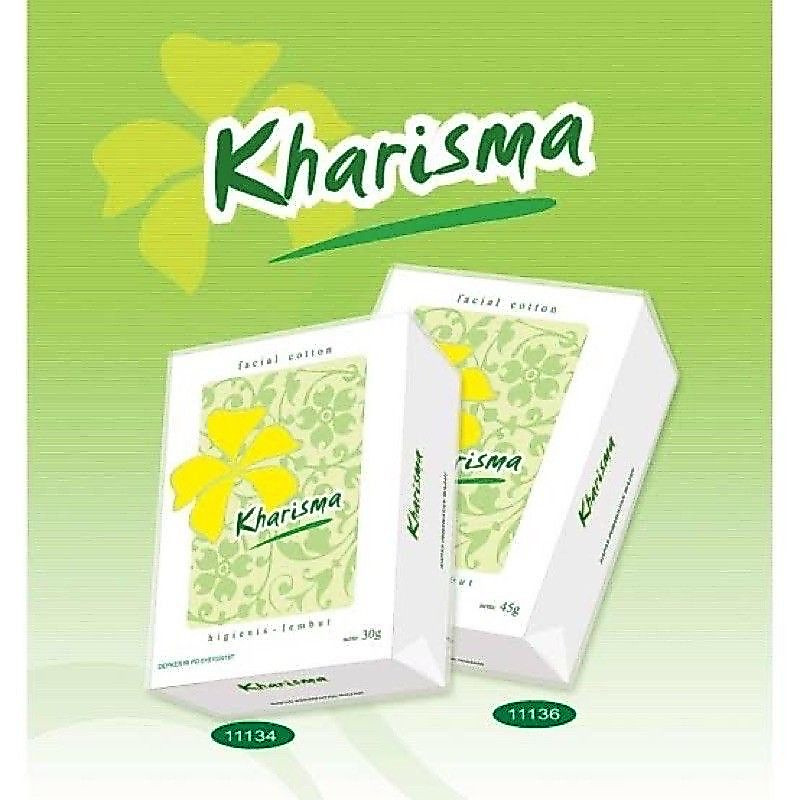 𝗕𝗛𝗡𝗞 - KAPAS KHARISMA KAPAS KECANTIKAN PERAWATAN WAJAH 30GR / KAPAS KHARISMA kapas kharisma 1PCS