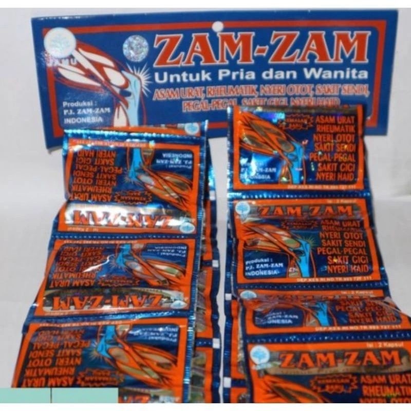 ALL NEW Terlaris BPOM Original 100% ZAM-ZAM / KAPSUL ZAM ZAM