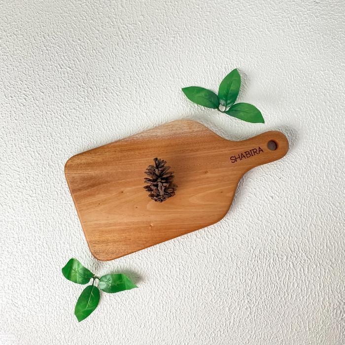 Talenan kayu UTUH | Talenan Kayu Solid | Talenan kayu Rustic Gagang - Gorontalo