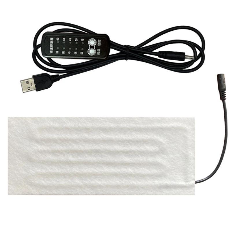 Heating Pad USB Heating Wire Heating Mat 5V Electric Heating Element Film Heater Pad for ming Feet H