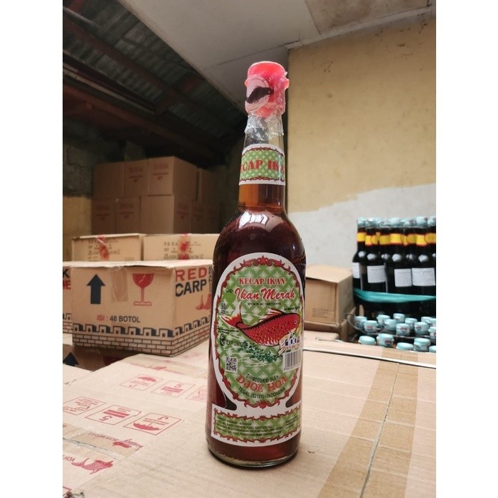 Djoe Hoa Kecap Ikan 620 ml Cap Ikan Merah 620 ml