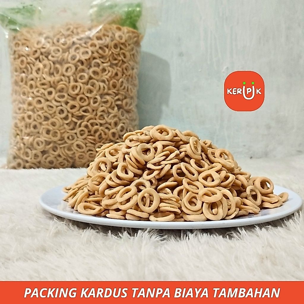 Lanting Bawang Kebumen 250gr Mentah - Kelanting Lanting Jawa Gurih Asin Renyah
