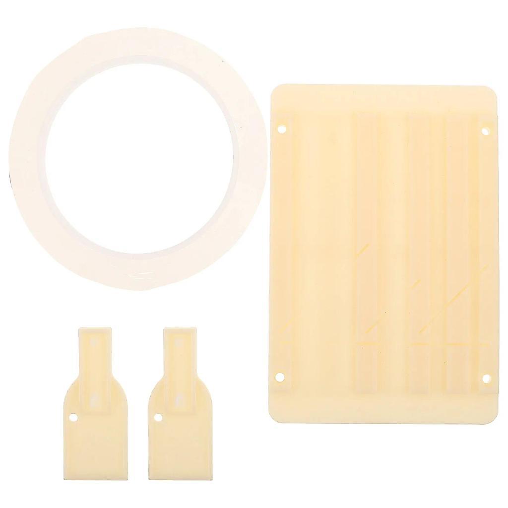 1Set Splicing Tape Set: 1/4 10 Inch Recording Tape Splicer Block - Cassette Repair Tool for Audio Re