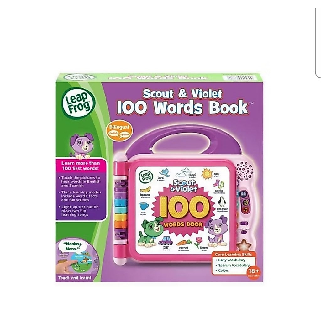 Leapfrog Scout & Violet 100 Words Book Original