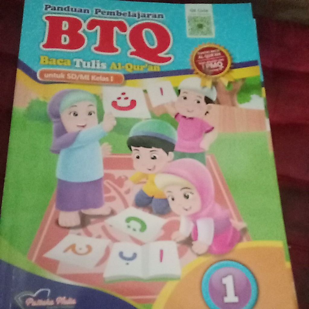 buku Panduan pembelajaran BTQ kelas 1 SD