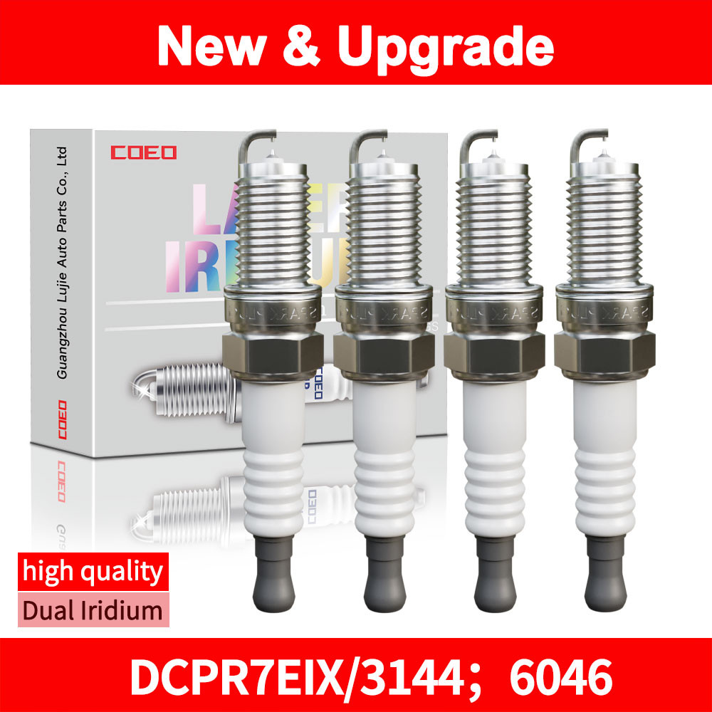 NGK:DCPR7EIX/3144;6046 Irium Spark Plugs For Harley-Davidson Breakout Auto Part 1999-2016 Harley Dav