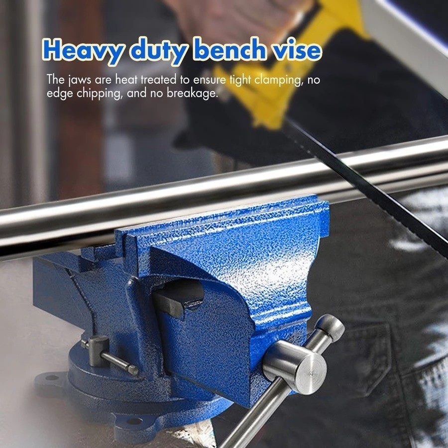 Ragum paron meja / Catok duduk besi 4" inch / Catok meja / Vice table