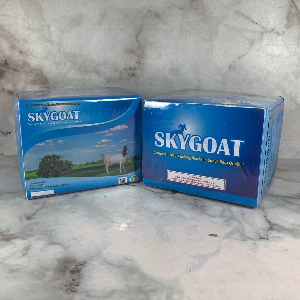 

SUSU KAMBING ETAWA SKYGOAT BOX KEMASAN 200GR (10SACHET)