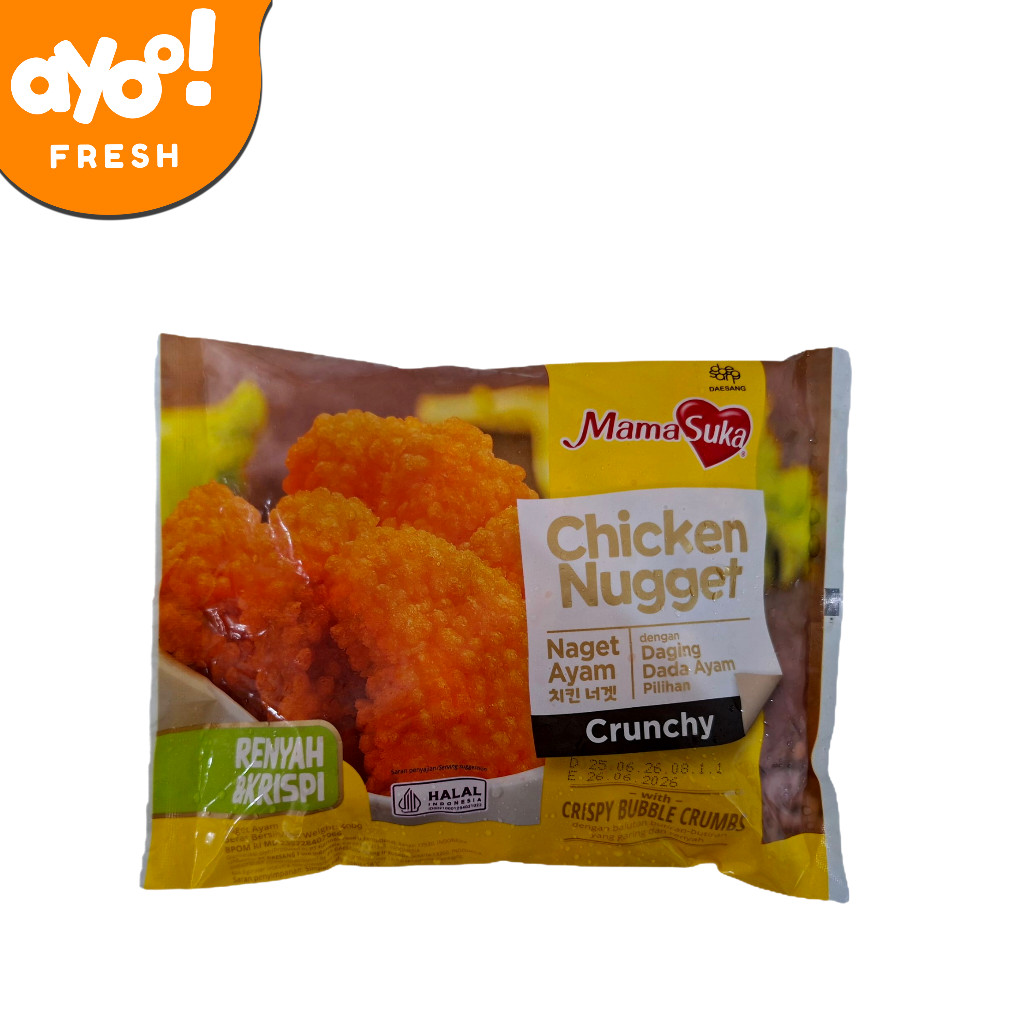 

Mama Suka Chicken Nugget Crunchy Bubble 400gr