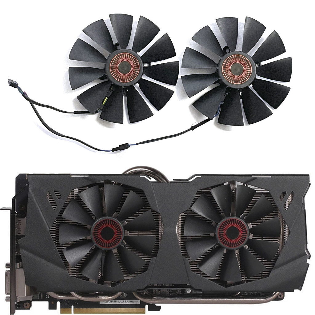 95MM FD10015H12S 0.55A 5Pin GTX980 Cooler Fan For ASUS STRIX GTX 970 980 780 TI R9 380 Graphics Vide