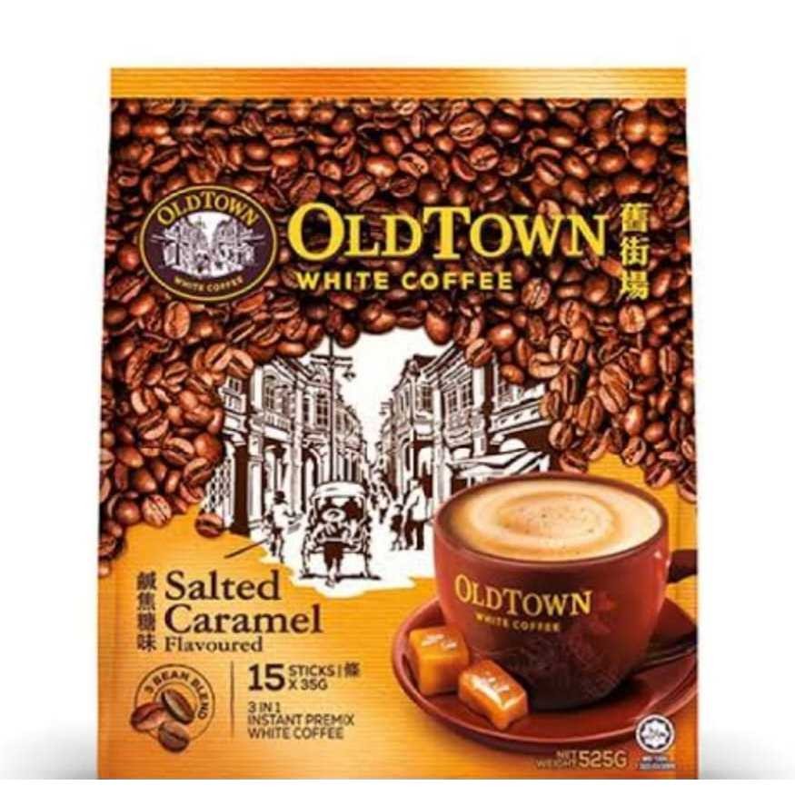 

OLDTOWN White Coffee 3in1 Salted Caramel Malaysia (38g x 15 sachet) / Old Town Coffee