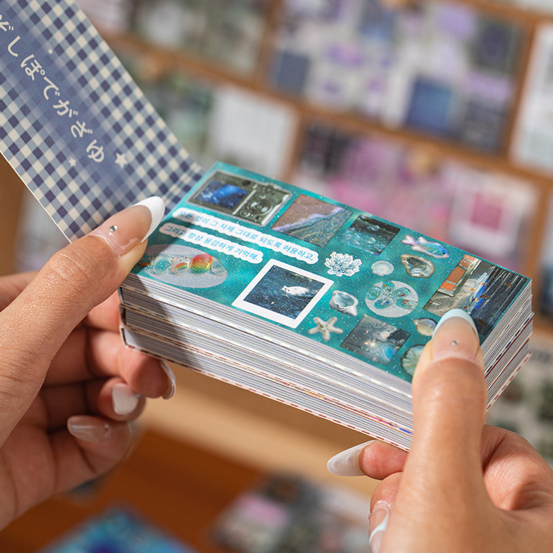 

30pcs/lot Kawaii Retro Ins Die Cutting Stickers Book Creative Handbook DIY Scrapbook Diary Phone Case Cute Stationery Stickers