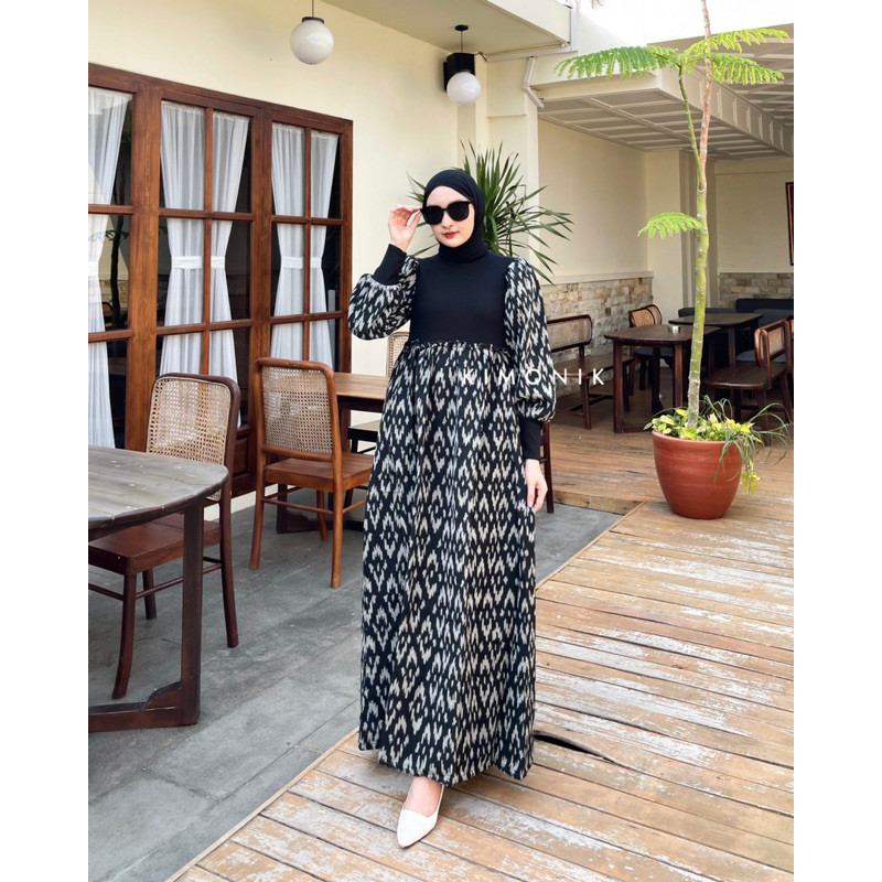 KIMONIK BAJU TENUN (JASMINE BLACK)