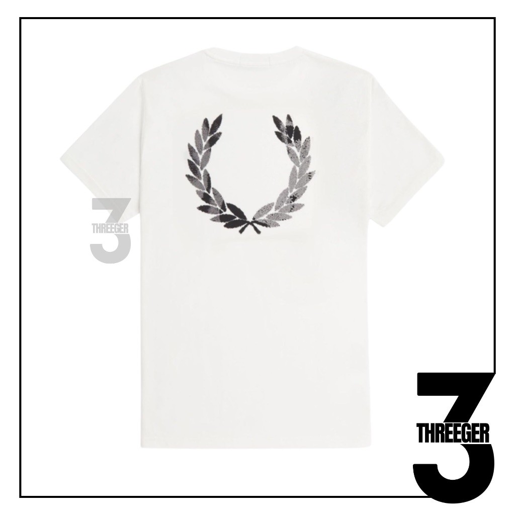 (COD) Fred Perry Advantage Tee White Original / Kaos Fred Perry Original