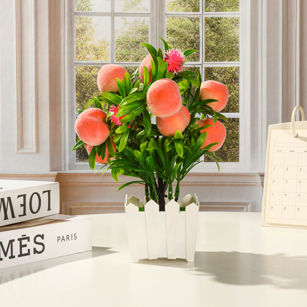 Tanaman Pohon Buah Bonsai Hias Plastik Imitasi Tanaman Artifical Plants Hiasan Dekorasi Rumah