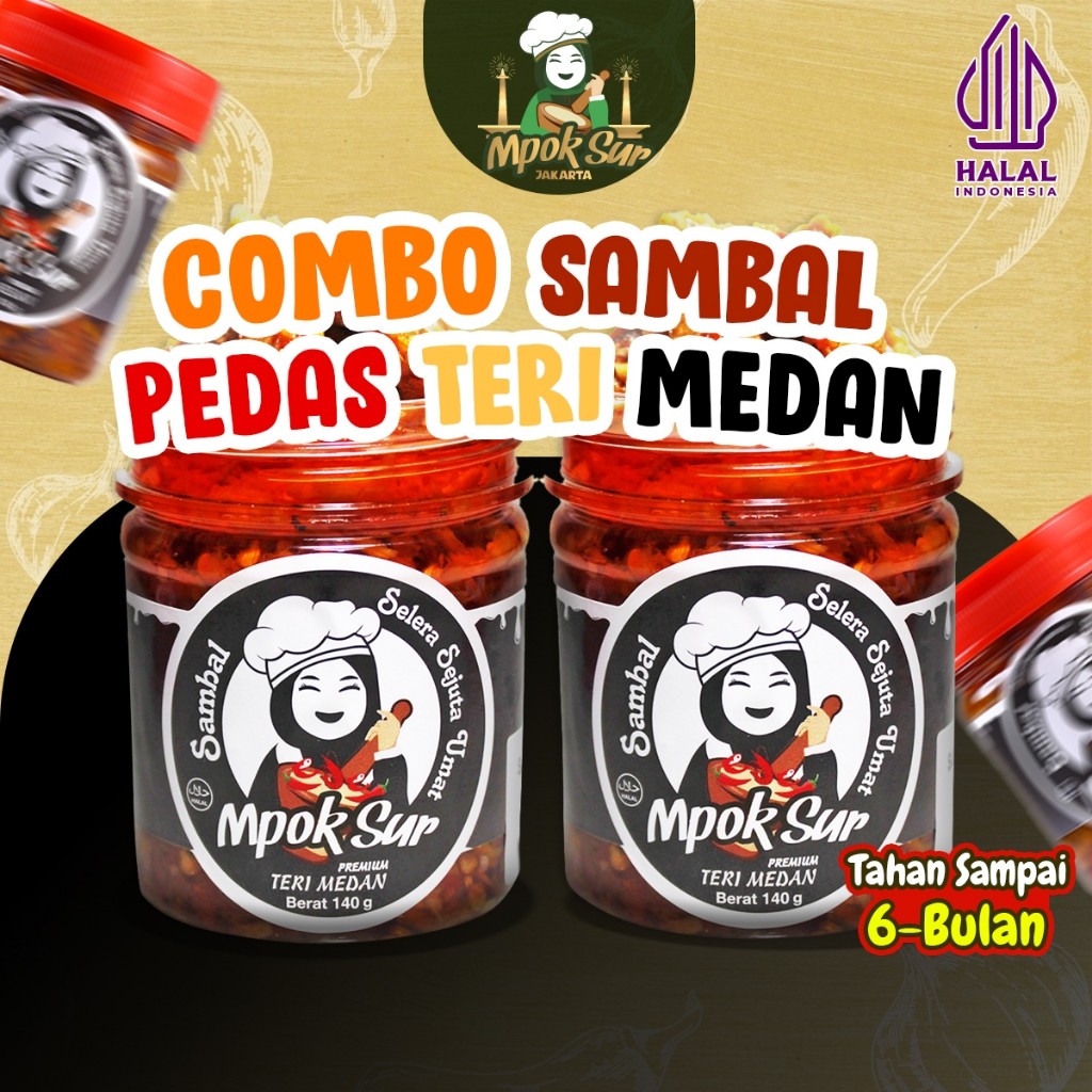 

Mpok Sur - Pedasnya Teri Medan Sambal Teri Medan Isi 2