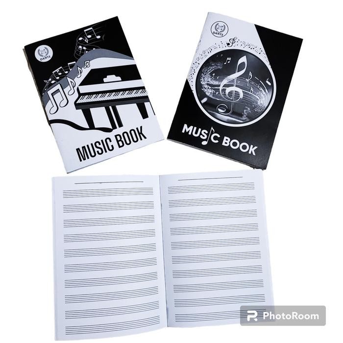 

Buku Tulis Not Balok/Music book - Dante 20 hal