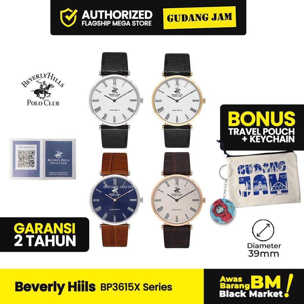 Jam Tangan Pria Polo Beverly Hills BP3615X