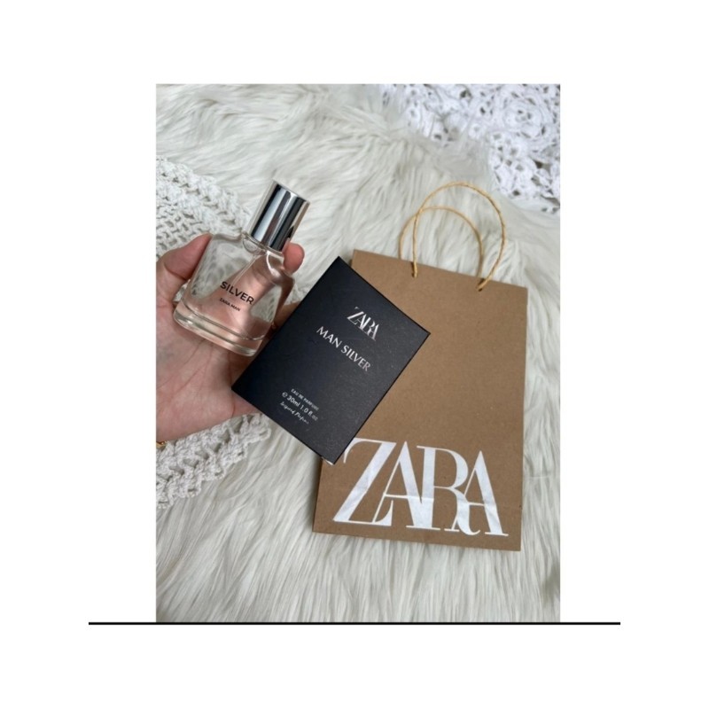 Parfum ZAra Men Silver / Parfume Zara Pria Wangi Tahan Lama