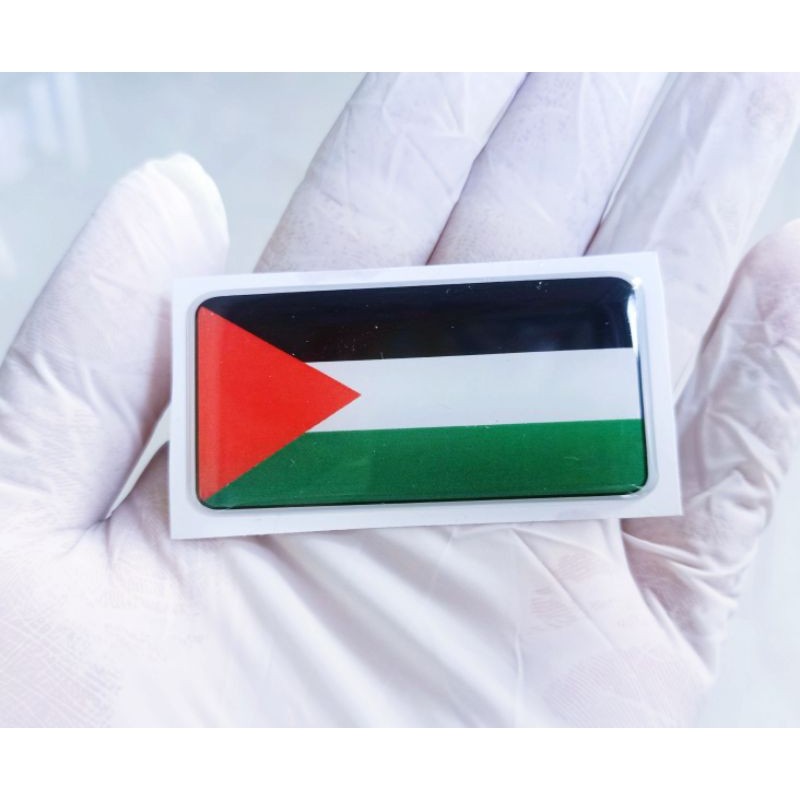 

Stiker bendera Palestine - Sticker timbul Variasi