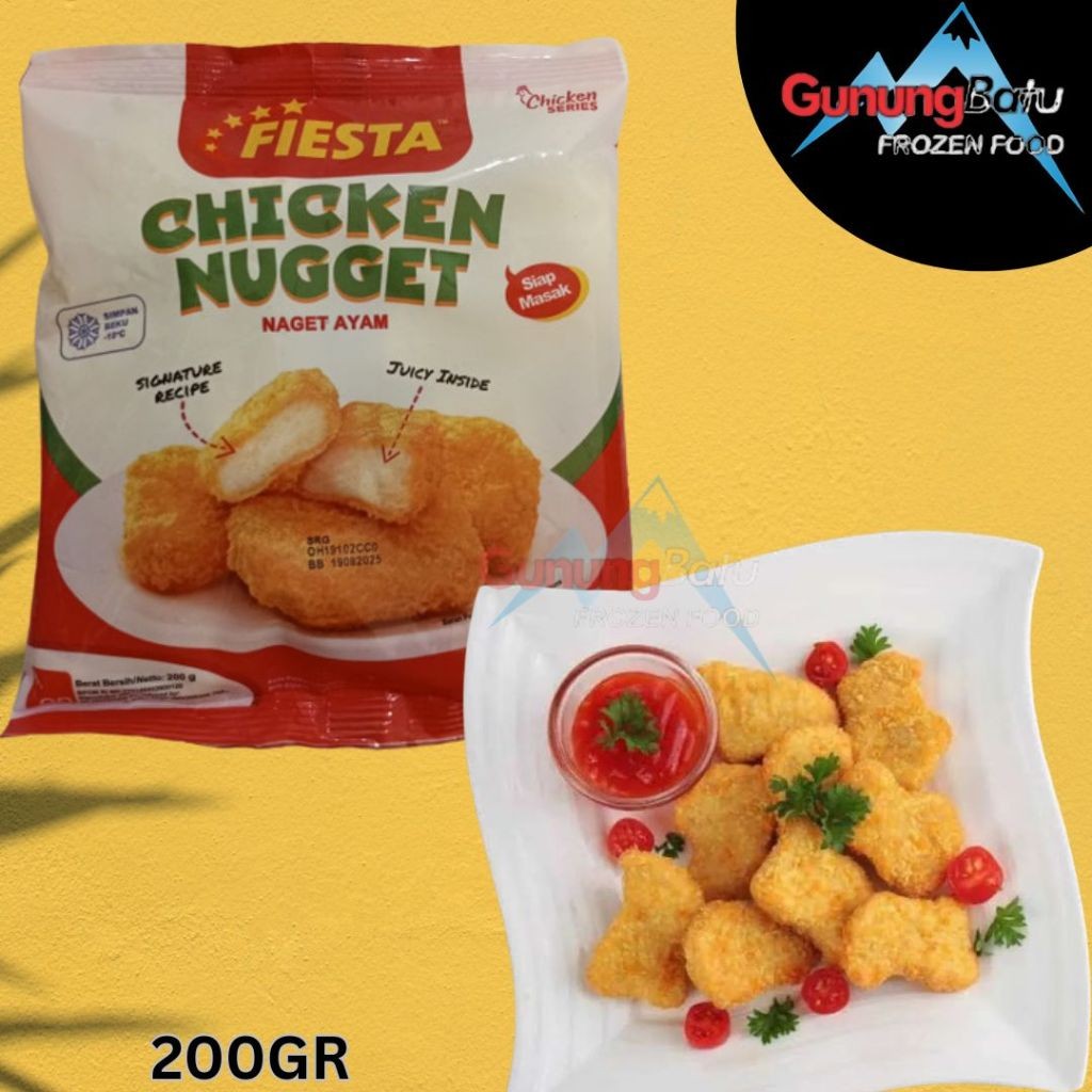 

FIESTA CHICKEN NUGGET 200GRAM (NAGET AYAM)