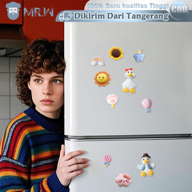 Hiasan Kulkas Magnet Karakter 3D Tempelan Kulkas Aesthetic Magnet Kulkas Lucu Set Magnet Kulkas Mini