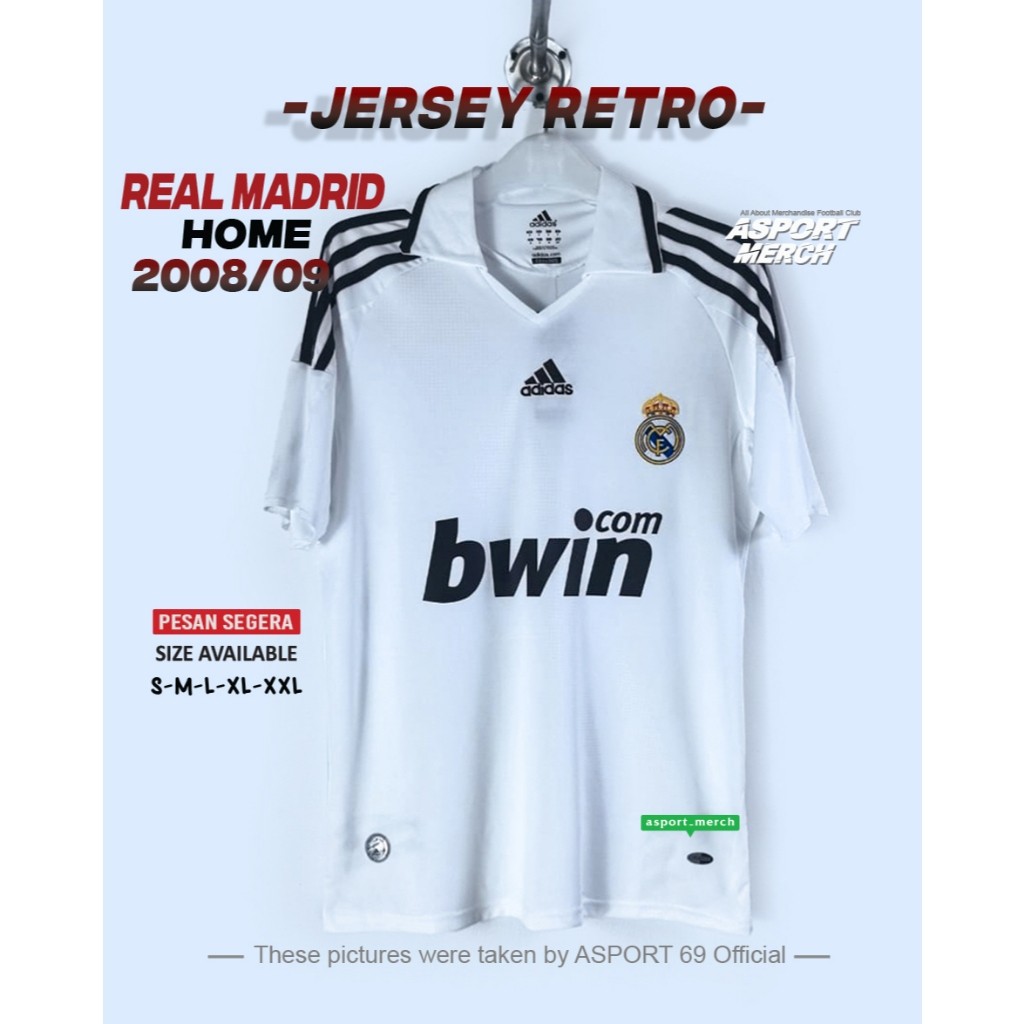 ASPORT RETRO MADRID HOME 2008 2009