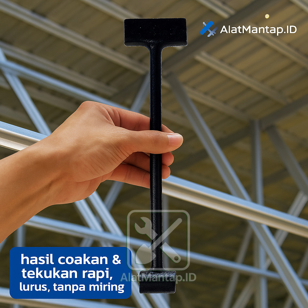 Coak Tekuk Baja Alat Coak Tekuk Baja Ringan Presisi Plat Besi Tebal Gagang Besi 10