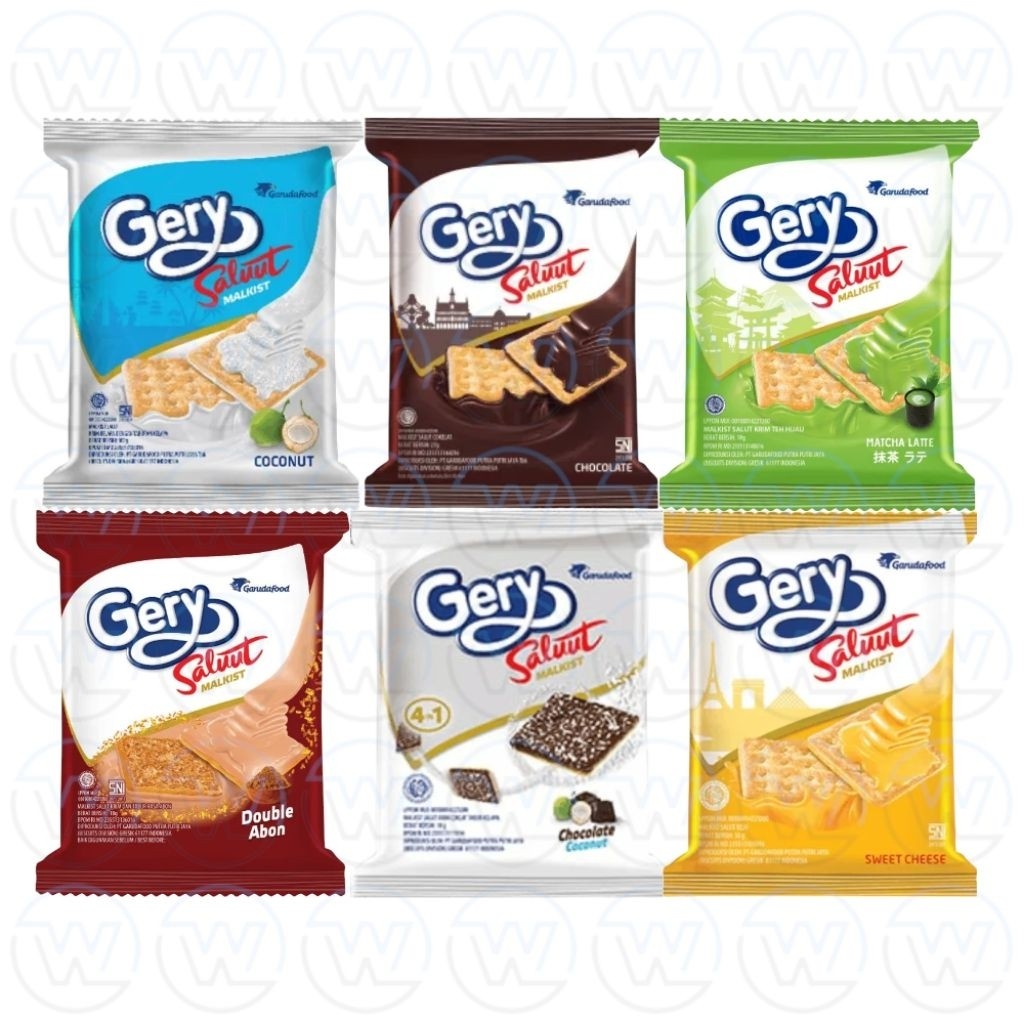 

Gery Saluut Malkist 19gr × 10pcs