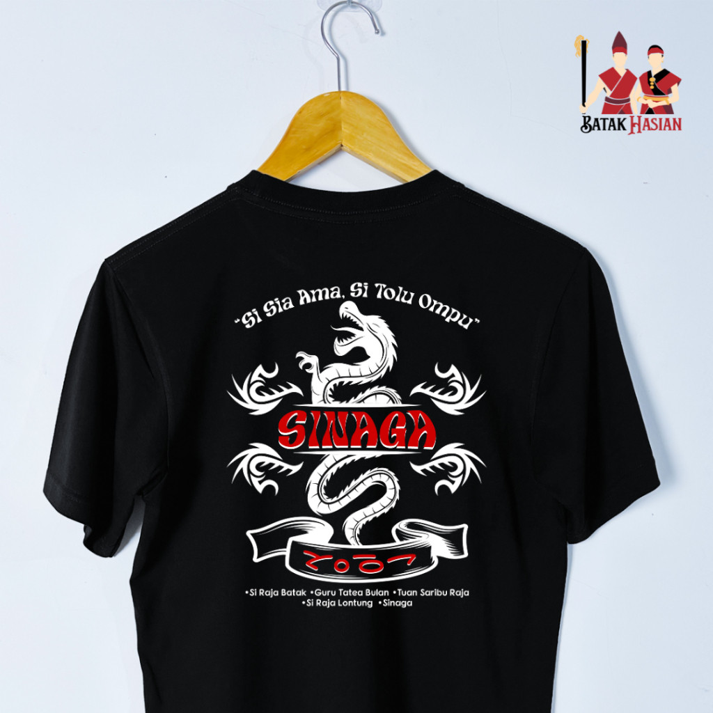 SINAGA - Kaos Marga Batak  - Katun premium 100%
