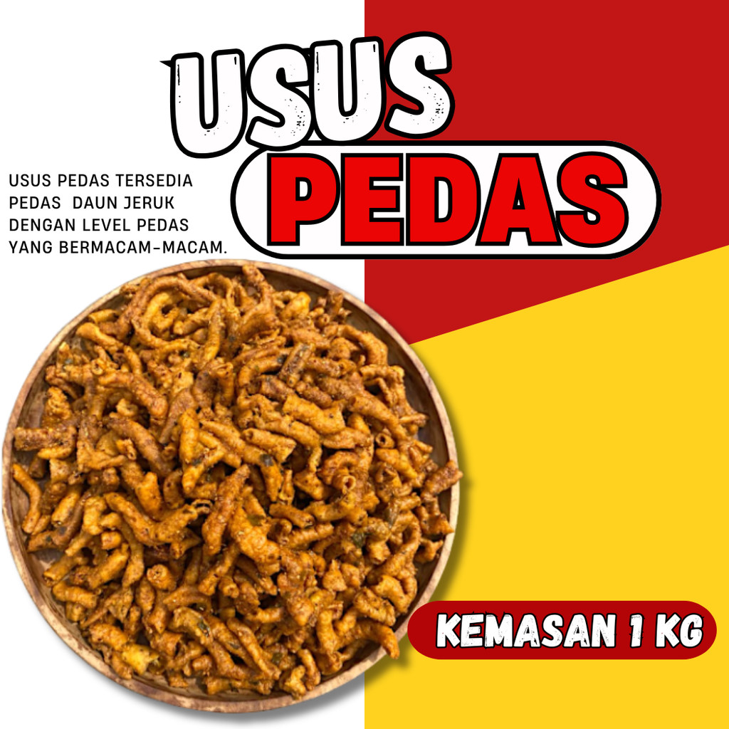 

keripik usus pedas daun jeruk crispy 1kg