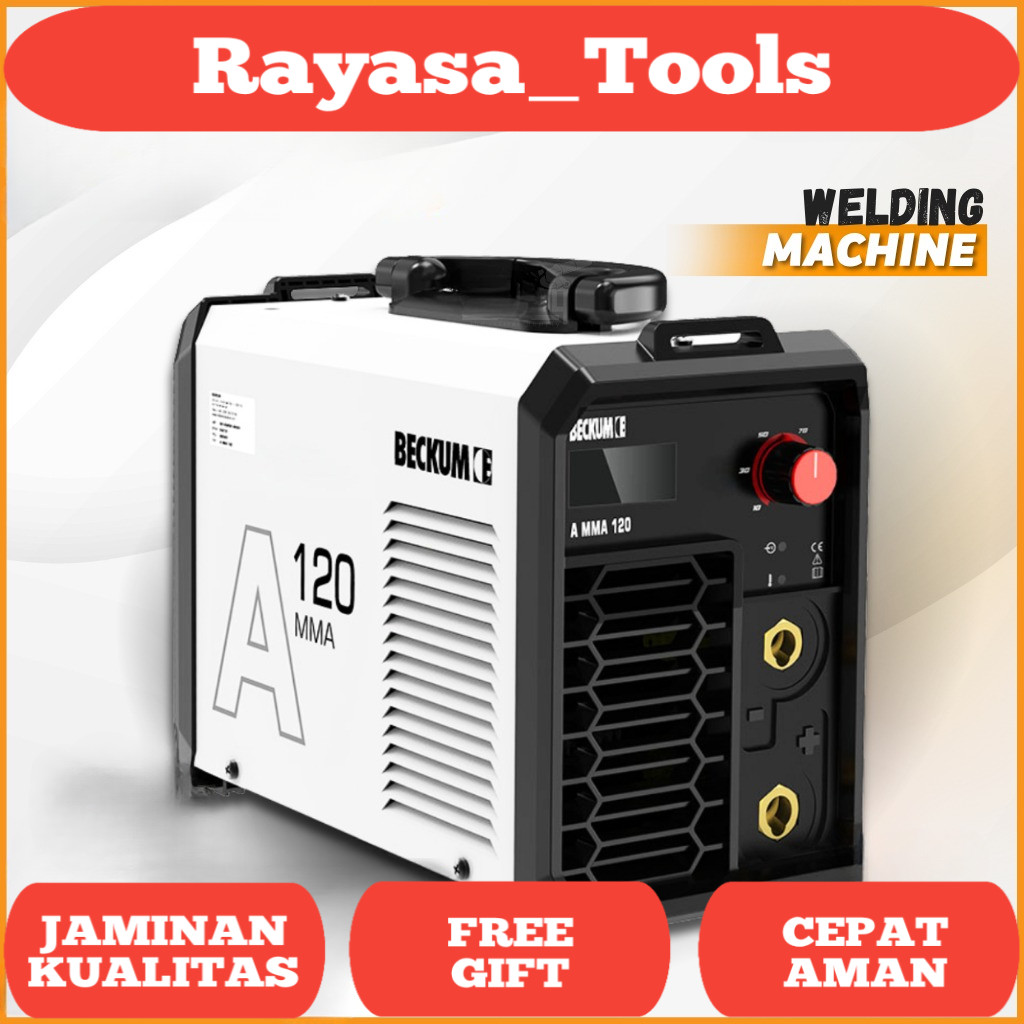 MESIN LAS LISTRIK BECKUM MMA A 120 INVERTER WELDING / MESIN LAS BECKUM MMA 120