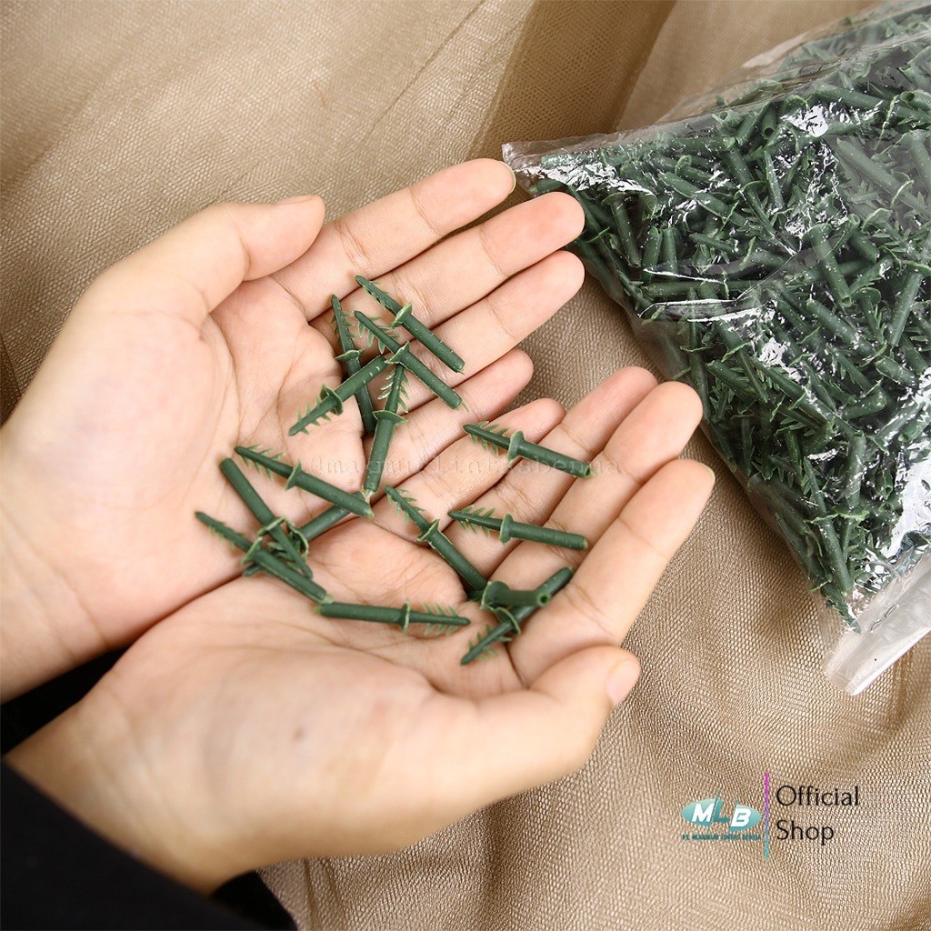 MLB Sparepart Paku Suyok Kelopak Kuntum Bunga Papan Artificial Plastik 250gr ORDER NOW MAKMUR