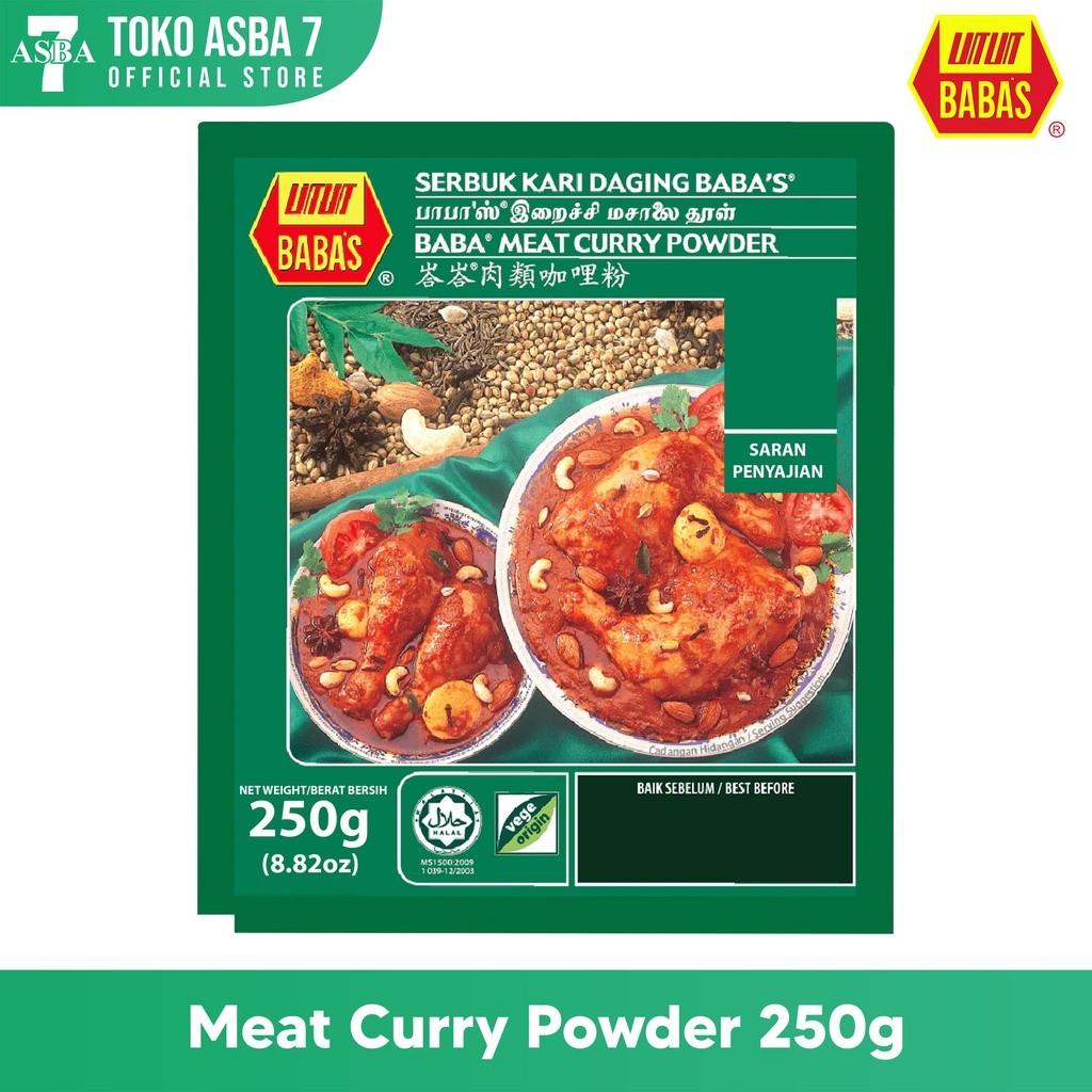 

BABAS MEAT CURRY POWDER 250GR