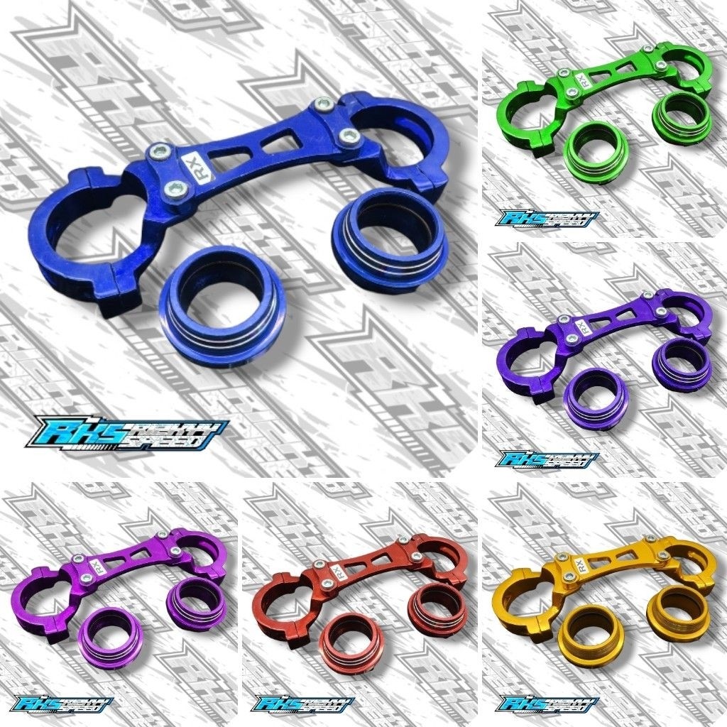 Borgol shock skok depan RX king set seal Debu cnc AS 30 full Alumunium