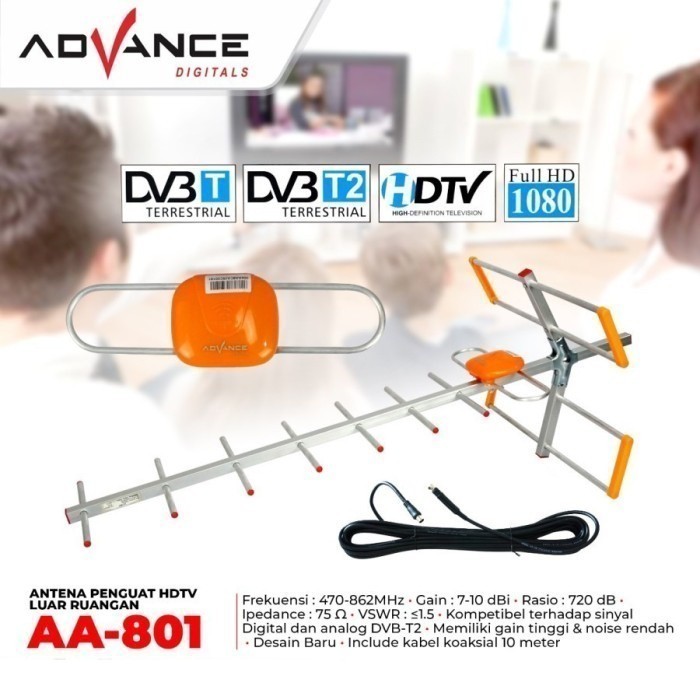 Advance AA-801 ANTENA OUTDOOR UHF AA-801 / ANTENA UHF ADVANCE AA 801 ANALOG DIGITAL